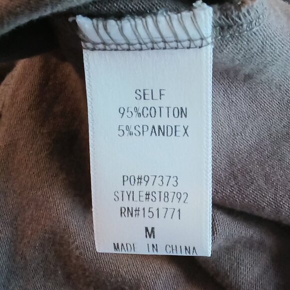 Lelis ๐บ  Womens Charcoal Gray Open Chest Buckle Closure Cropped Tank Top ๐ท - Picture 10 of 11